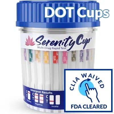 Cup 5 - 5 Panel Drug Test Cup DOT CUP